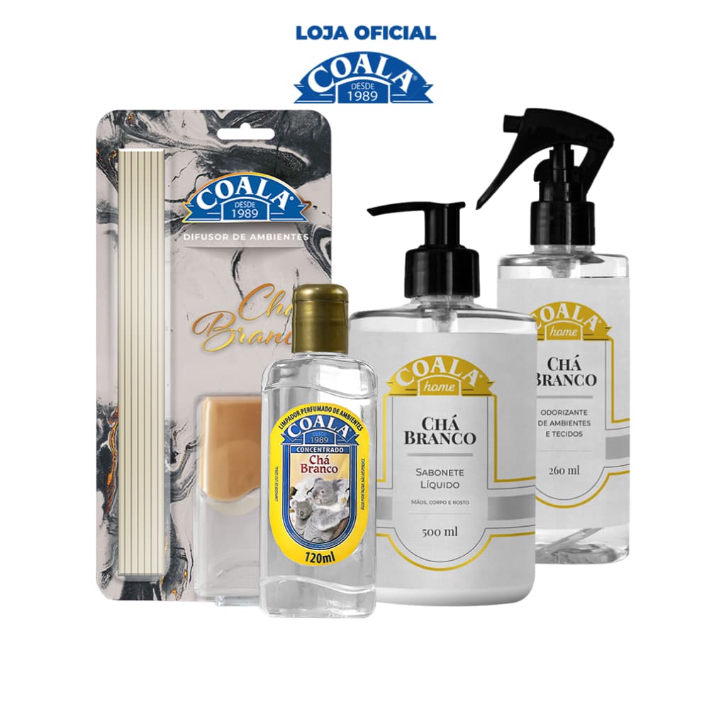 Kit Chá Branco Coala